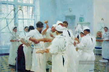 der Chirurg e pavlov im Operationssaal 1888 Ilya Repin Ölgemälde